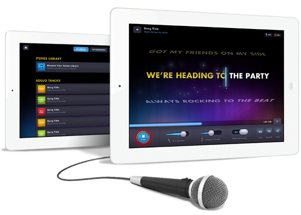 Soulo Karaoke iPad Application by Mike Scopino